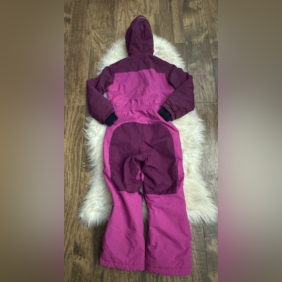 Lands’ End Kids 6 Squall Waterproof Iron Knee Snow Suit Insulated Pink Purple - Picture 11 of 11